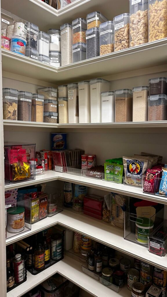 Organized pantry
